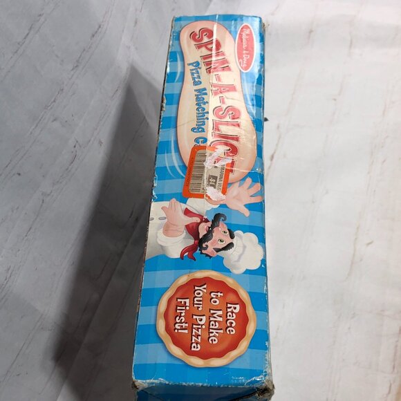 Melissa & Doug Spin-A-Slice Pizza Matching Educational Game Rare - Picture 5 of 10
